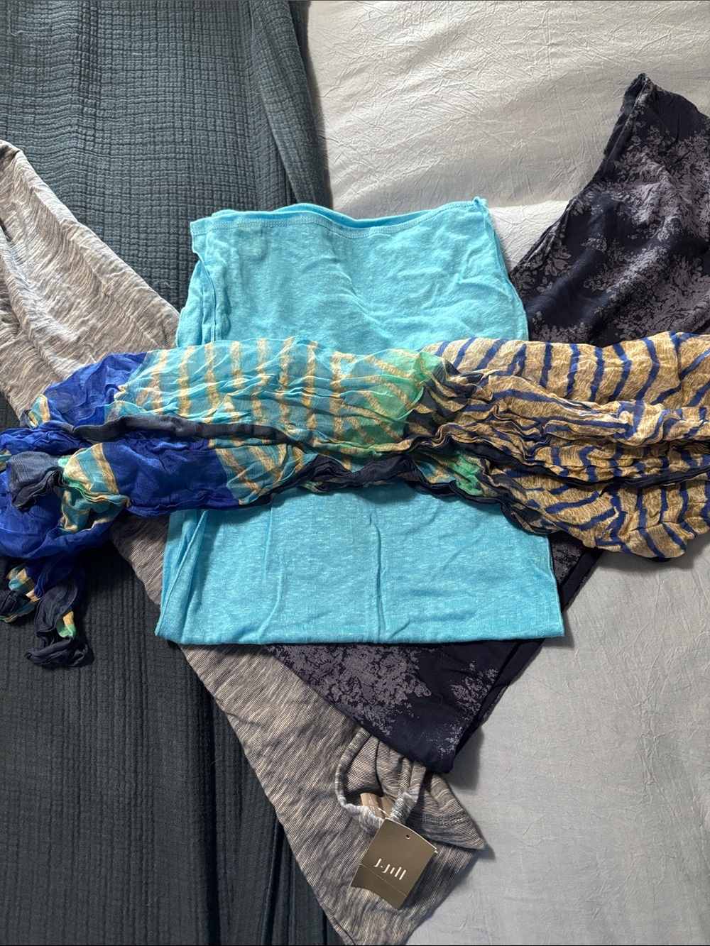 J. Jill Blue infinity scarves & Coldwater Creek Women's Scarf